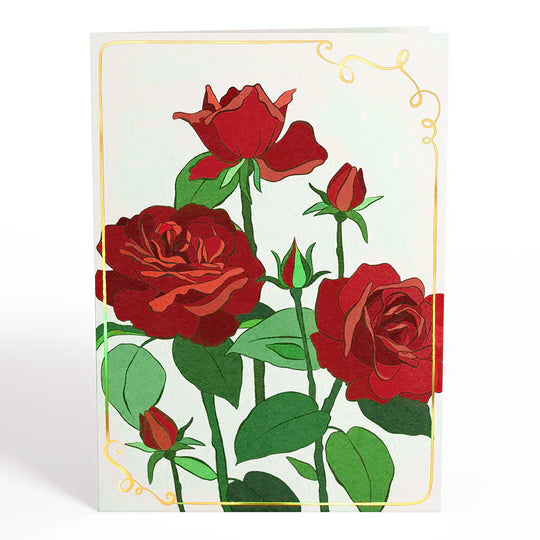 I Love You Roses Pop-Up Card