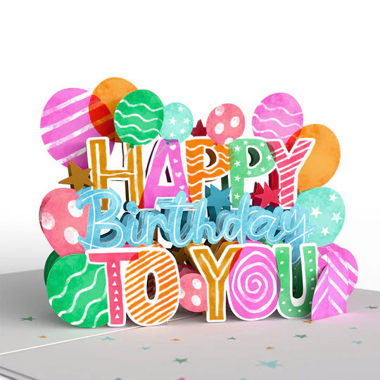 Let's Celebrate Birthday Pop-Up Card