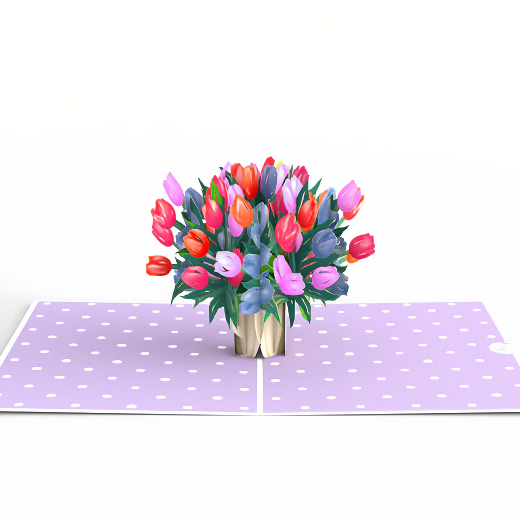 Tulips Pop-Up Card