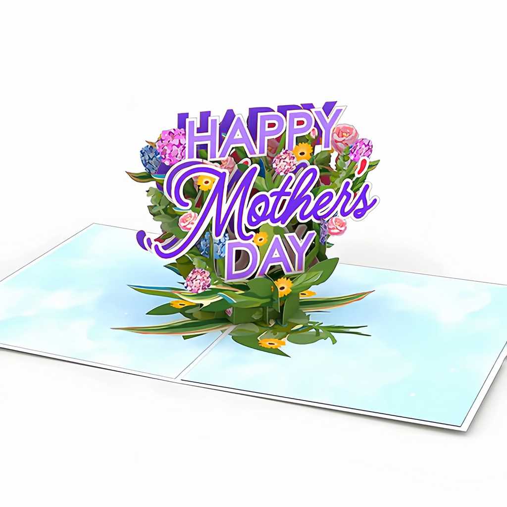 Happy Mother's Day Hydrangeas Pop-Up Card
