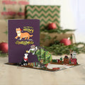 Meowy Little Christmas Cats Pop-Up Card